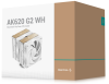 Фото DEEPCOOL AK620 G2 WH LGA1851/1700/1200/115X/AM5/AM4 (8шт/кор, TDP 260W, PWM, DUAL Fan 120mm, 6 тепл. трубок, Copper Base, Wood-grain top cover, белый) RET (R-AK620G2-WHNNMN-GJD)