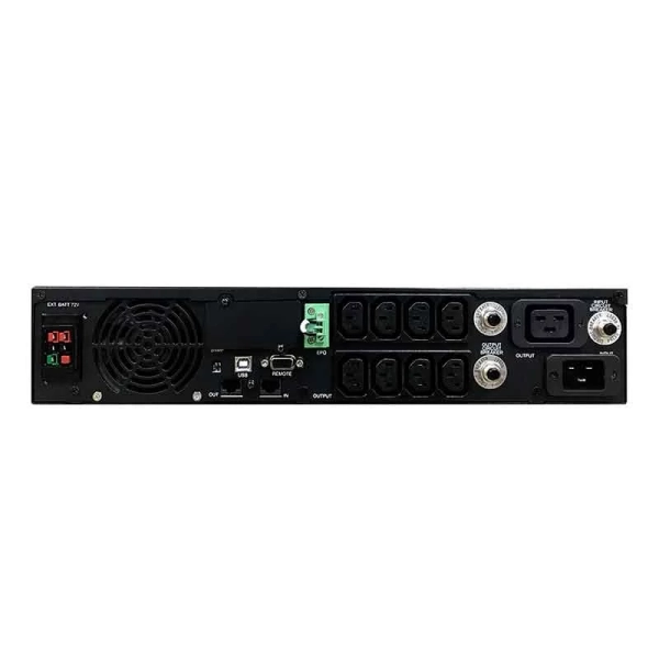 Фото Powercom Smart-UPS SMART RT, Line-Interactive, 3000VA/2700W, Rack/Tower, 8*IEC320-C13+ 1*C19 (9 batt), Serial+USB, SNMP Slot, подкл. доп. Батарей (1157690)