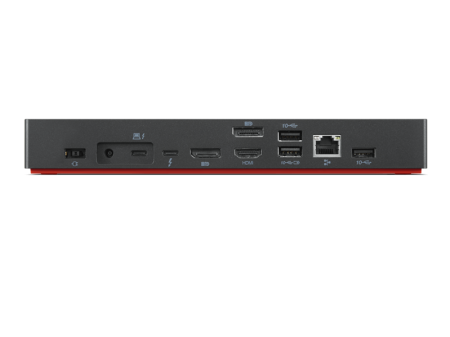 Фото ThinkPad Universal Thunderbolt 4 Dock (2x DP 1.4, 1x HDMI 2.1, 1x Thunderbolt 4, 4x USB 3.1 Gen 2, 1x USB-C, 1x RJ-45, 1x Combo Audio Jack 3.5mm)