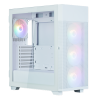 Фото ZALMAN S5 NEO, ATX, WHITE, WINDOW, 2xCOMBO (3.5" or 2.5"), 4x2.5", 1xUSB2.0, 1xUSB3.1, FRONT 3x120mm FRGB, REAR 1x120mm FRGB