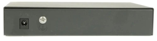 Фото OSNOVO SW-5D-1 Коммутатор 2.5G Ethernet на 5 RJ45 портов. Порты: 5 x 2.5G (10/100/1000/2500Base-TX). Auto MDI/MDIX. Встроенная грозозащита 3кВ. В комплекте БП DC12V(2A). Размеры (ШхВхГ): 160x31x112мм.