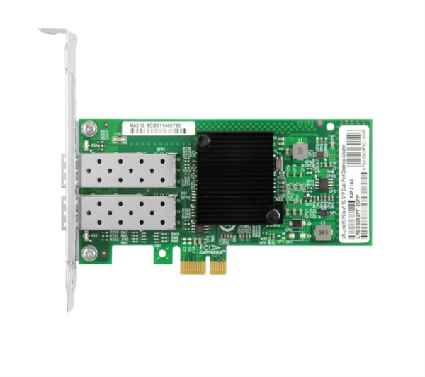 LR-Link NIC PCIe x1, 2 x 1G SFP , Intel i350 chipset