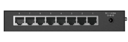 Фото D-Link Неуправляемый коммутатор, 8x100Base-TX, корпус металл