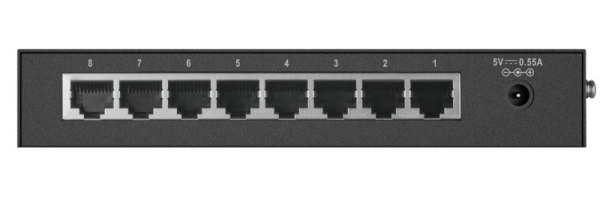 Фото D-Link Неуправляемый коммутатор, 8x100Base-TX, корпус металл