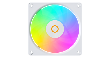 Фото Ocypus Gamma F12 Elite WH ARGB REVERSE BLADE, 120x120x25mm, 4-PIN PWM, 600-1800 RPM, 26 DBA MAX, HYDRO BEARING