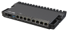 Фото MikroTik RouterBORD 5009UG+S+ with Marvell Armada ARMv8 CPU (4-cores, 1.4GHz per core), 1GB of DDR4 RAM, 1GB NAND storage, 1x 2.5Gbit LAN, 7x 1Gbit LAN, 1xSFP+ port, RouterOS L5, metal desktop case, P