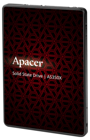 Фото Apacer SSD PANTHER AS350X 128Gb SATA 2.5" 7mm, R560/W540 Mb/s, 3D NAND, IOPS 38K/75K, MTBF 1,5M, 75TBW, Retail, 3 years (AP128GAS350XR-1)