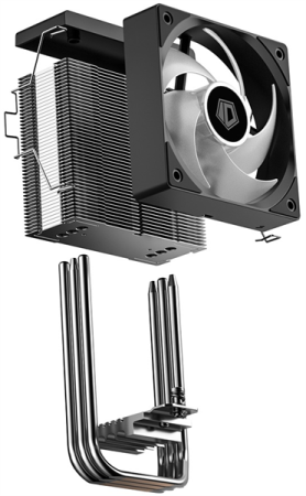 Фото ID-COOLING SE-903-XT V2 ARGB LGA1851/1700/1200/115X/AM5/AM4 (30шт/кор, TDP 150W, PWM, 3 тепл.трубки прямого контакта, FAN 100mm, Addressable RGB LED) RET