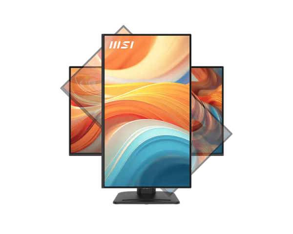 Фото MSI PRO MP275PHG E14 27" 16:9 FHD(1920x1080), IPS Flat, 4ms(GTG), 1500:1, 100M:1, 250nits, 178/178, HDMI, DP, 4xUSB Type-A, 1xUSB Type-C, Speaker, Tilt, Swivel, Height, Pivot, 144HZ, Black, 1y war-ty