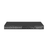 DAHUA 28-портовый управляемый коммутатор, уровень L3 Порты: 24 RJ45 10/100/1000Мбит/с, 4 SFP+ 1000/10000Мбит/с(uplink); питание: 100~240В(AC); грозозащита: до 6кВ