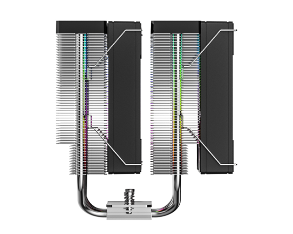 Фото ID-COOLING FROZN A620 PRO SE ARGB LGA1700/1200/115X/AM5/AM4 (8шт/кор, TDP 260W, PWM, черный, 6 тепл.трубок + медная база, DUAL ARGB FAN 120mm) RET