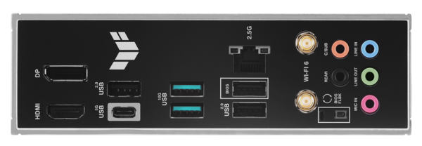 Фото ASUS TUF GAMING A620-PRO WIFI, AM5, A620, 4*DDR5, 4*SATA, 2*M.2, 2*USB 3.2, 3*USB 2.0, Type-C, 2*PCIx16, 2*PCIx1, DP+HDMI, ATX; 90MB1FR0-M0EAY0