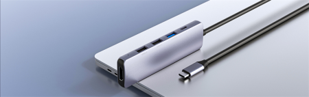 Фото Netac Hub WF13, Type-C to USB3.0+USB2.0*2+100W PD+HDMI (repl. NT08WF13-30GR)