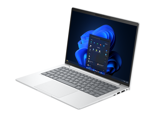 Фото HP EliteBook 8 G1i 14 Intel Core Ultra7-255U,14" WUXGA (1920x1200) IPS 300cd AG,32Gb DDR5-5600MHz(1),1Tb SSD NVMe,Al Case,62Wh,FPS,ENG/RU Kbd Backlit,1.39kg,Silver,1y,Win11Pro