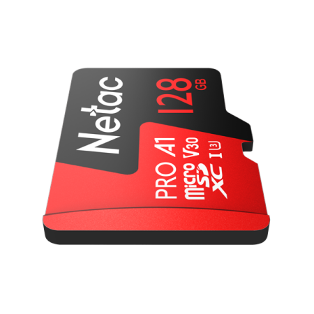 Фото Netac P500 Extreme PRO 128GB MicroSDXC V30/A1/C10 up to 100MB/s, retail pack card only