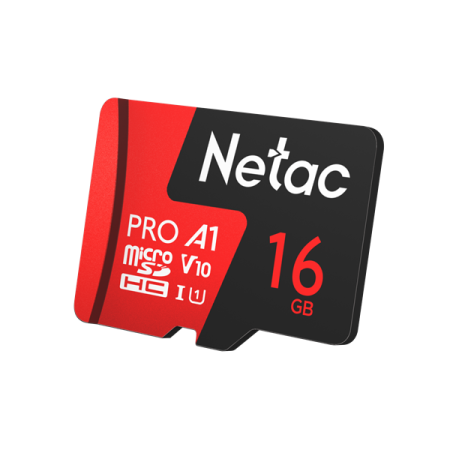 Фото Netac P500 Extreme PRO 16GB MicroSDHC V10/U1/C10 up to 100MB/s, retail pack with SD Adapter