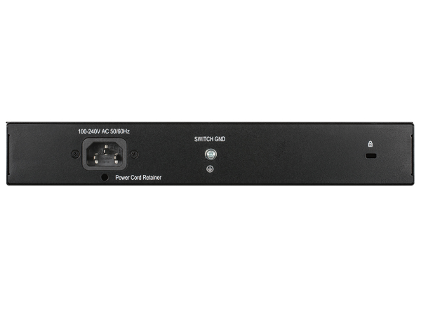 Фото D-Link Неуправляемый PoE-коммутатор, 9x1000Base-T (8x1000Base-T PoE), 1x1000Base-X SFP, PoE-бюджет 125 Вт, корпус металл