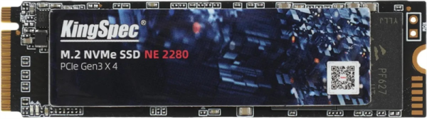 KingSpec SSD 256GB M.2 2280 PCIe 3.0 x4 NVMe R2200/W1300MB/s 3D NAND MTBF 1M 100200/14500 IOPS 120TBW