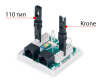 Фото Cabeus WS-8P8C-Cat.6-2 Розетка компьютерная RJ-45(8P8C), категория 6, двойная, внешняя, Dual IDC