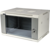 Шкаф Шкаф настенный серии Pro, 6U 600x450, стеклянная дверь