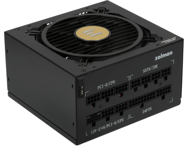Zalman ZM1200-TMX2 VIEW, 1200W, ATX12V v3.0, APFC, 12cm Fan, 80+ Gold Gen5, Full Modular, side ARGB lights, Retail