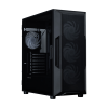 ZALMAN I3 NEO ARGB V2 BLACK, ATX, BLACK, FRONT MESH, WINDOW, 2x3.5", 3x2.5", 1xUSB2.0, 2xUSB3.0, 1xUSB Type-C, FRONT 3x120mm ARGB, REAR 1x120mm ARGB