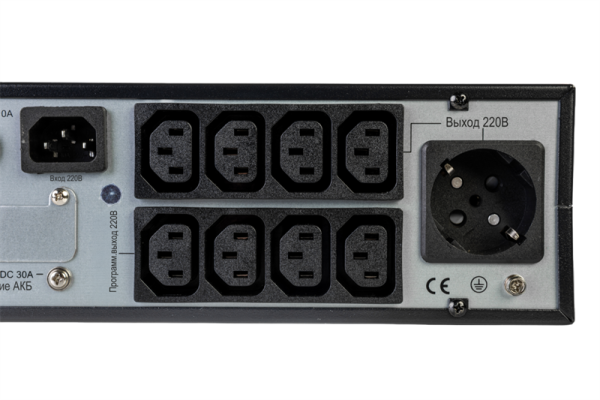 Фото Systeme Electric Smart-Save Online SRT, 1000VA/1000W, On-Line, Extended-run, Rack 2U(Tower convertible), LCD, Out: 8xC13, 1xSchuko, SNMP Intelligent Slot, USB, RS-232, Dry contact