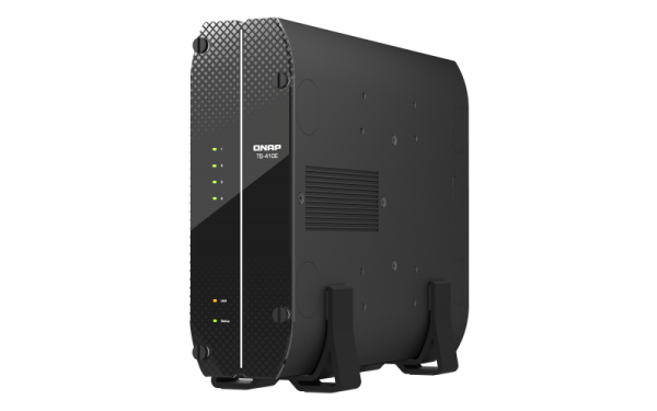 Фото QNAP SMB QC 2.0 GHzCPU/8gb/4 bay 2.5 SSD/2x2.5GbE/1xHDMI/4xUSB 3.2 Gen 2/iSCSI/1xPS/3YW TS-410E-8G-EU-QL