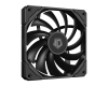 ID-COOLING TF-12015-K 120x120x15мм (40шт./кор, PWM, Low Noise, супер-тонкий, резиновые углы, черный, 500-2200об/мин) BOX