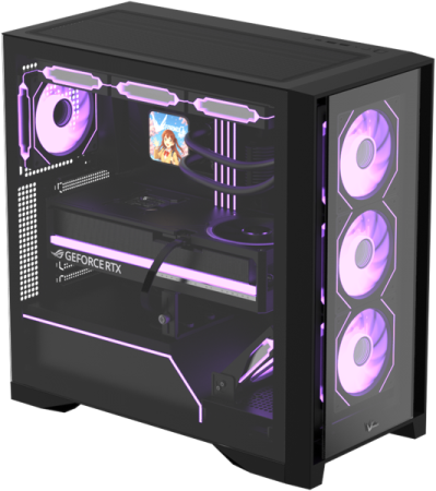 Фото Formula V Line Air Power G8 Black, ATX, Dual Front Panels, TYPE-C*1, USB3.0*1