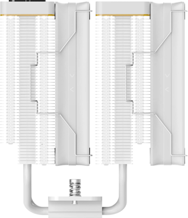 Фото Ocypus Iota A62 WH, 2x120mm FAN, Display Panel, 6 HEAT PIPES, 4-PIN PWM, 500-2000 RPM, 29DBA, FDB, LGA115X/1200/1700/18XX, AM4/AM5