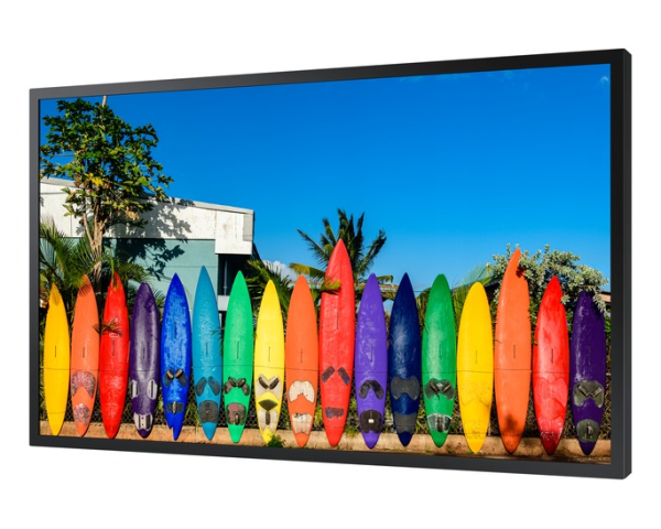 Фото Semi-outdoor проф.панель Samsung OM55B. Характеристики: 55", 24/7, UHD, 3000 нит, MagicInfo/SSSP,Tizen 5.0