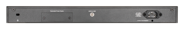 Фото D-Link PROJ Управляемый L3 стекируемый PoE-коммутатор, 24x1000Base-T PoE, 2x10GBase-T, 4x10GBase-X SFP+, PoE-бюджет 370 Вт (740 Вт с DPS-700), защита от статического электричества до