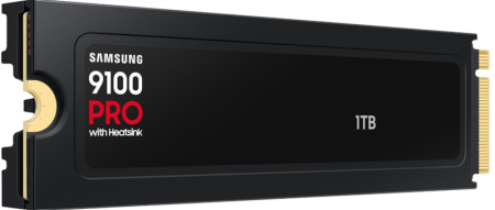 Фото SSD M.2 (PCI-E NVMe 2.0 Gen 5.0 x4) 1Tb Samsung 9100 PRO (R14800/W13400MB/s) with Heatsink, 1year
