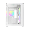 Ocypus Iota C50 WH Curve ARGB Digital, MATX, Type-C*1, USB3.0*2, REAR 1x120mm ARGB, MB SIDE 2x120mm ARGB