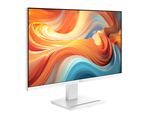 Фото MSI PRO MP273QW E14 27" 16:9 WQHD(2560x1440)IPS Flat,4ms(GTG),1500:1,100M:1,300nit,178/178,2xHDMI ,1xDP,Speaker,Tilt,VESA,144Hz,White, 1y w-ty