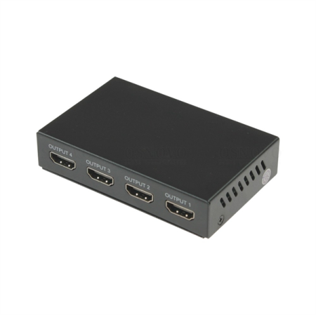 Фото OSNOVO D-Hi1041 Разветвитель сигнала HDMI (1вх./4вых.).Максимальное разрешение 4K2K(30Гц). Поддержка 3D и HDCP. Скорость передачи данных до 10,2Гбит/с. Вх. - HDMI(A)/Роз.2,1х5мм(DC5V). Вых. - HDMI(A)