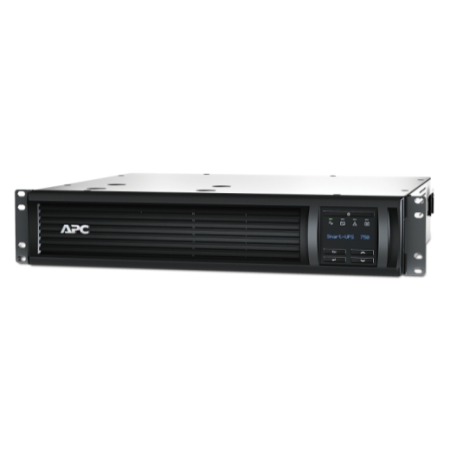 APC Smart-UPS 750VA/500W, RM 2U, Line-Interactive, LCD, Out: 220-240V 4xC13 (2-Switched), SmartSlot, USB, SmartConnect, Black, 1 year warranty (REP: SMT750RMI2U)