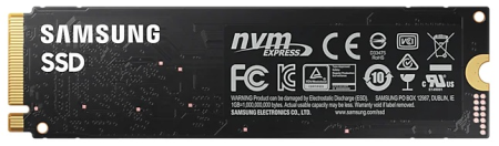 Фото SSD M.2 (PCI-E NVMe) 500Gb Samsung 980 (R3100/W2600MB/s) (MZ-V8V500BW) 1year