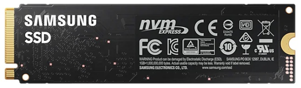 Фото SSD M.2 (PCI-E NVMe) 500Gb Samsung 980 (R3100/W2600MB/s) (MZ-V8V500BW) 1year