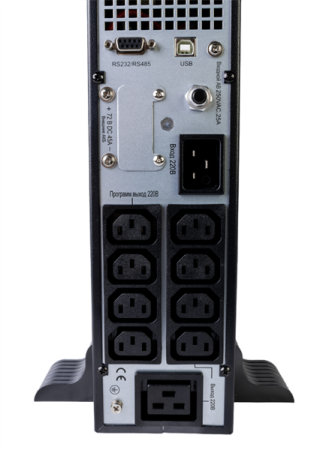 Фото Systeme Electric Smart-Save Online SRT, 3000VA/3000W, On-Line, Extended-run, Rack 2U(Tower convertible), LCD, Out: 8xC13+1xC19, SNMP Intelligent Slot, USB, RS-232, Pre-Inst. Web/SNMP