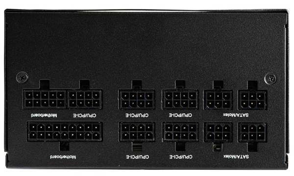 Фото Chieftec CHIEFTRONIC PowerUp GPX-850FC (ATX 2.3, 850W, 80 PLUS GOLD, Active PFC, 120mm fan, Full Cable Management, LLC design) Retail