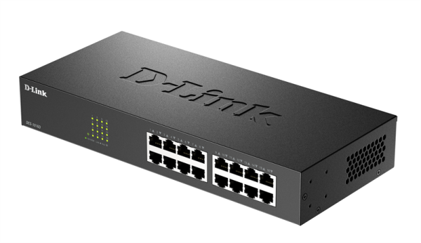 Фото D-Link Неуправляемый коммутатор, 16x100Base-TX, корпус металл