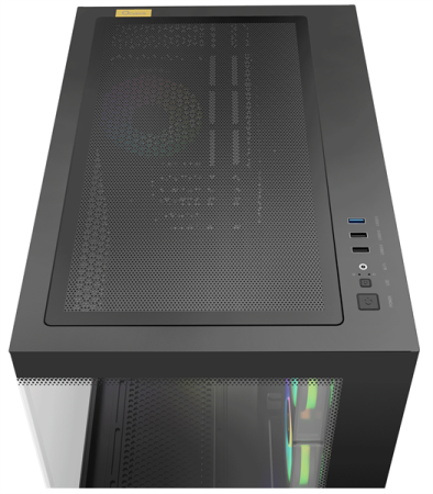 Фото Ocypus Gamma C54 BK ARGB, MATX, USB3.0*1+USB2.0*2, SIDE 2x120mm ARGB, REAR 1x120mm ARGB