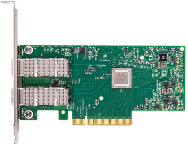 Mellanox ConnectX-4 Lx EN network interface card, 10GbE dual-port SFP+, PCIe3.0 x8, tall bracket, 1 year