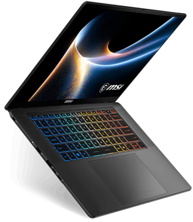 Фото MSI Stealth 16 AI+ B3WI Core 9 386H 16" 16:10 QHD+ (2560 x 1600) OLED, 240hz,DDR5 32GB (16GB*2),1TB SSD,NV RTX 5080 (GDDR7 16GB),99Whr,2.1kg,2y,Win11Home,Black
