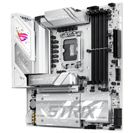 Фото ASUS ROG STRIX B860-G GAMING WIFI, LGA1851, B860, 4*DDR5, 4*SATA, 4*M.2, 4*USB 3.2, 4*USB 2.0, Type-C, 2*PCIx16, DP+HDMI, ATX; 90MB1JF0-M0EAY0