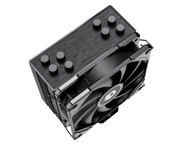 Фото ID-COOLING SE-224-XTS BLACK LGA1700/1200/115X/AM5/AM4 (10шт/кор, TDP 220W, PWM, 4 тепл.трубки прямого контакта, FAN 120mm) RET