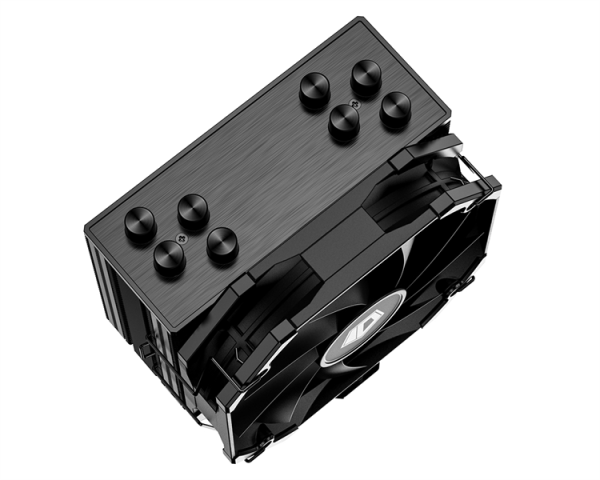 Фото ID-COOLING SE-224-XTS MINI BLACK LGA1700/1200/115X/AM5/AM4 (10шт/кор, TDP 180W, PWM, 4 тепл.трубки прямого контакта, FAN 120mm) RET