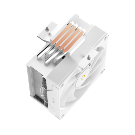 Фото Ocypus Delta A40 SE WH ARGB, 120mm ARGB FAN, Top ARGB Panel, 4 HEAT PIPES, 4-PIN PWM, 800-1800 RPM, 31DBA, HYDRO BEARING, LGA115X/1200/1700/18XX, AM4/AM5